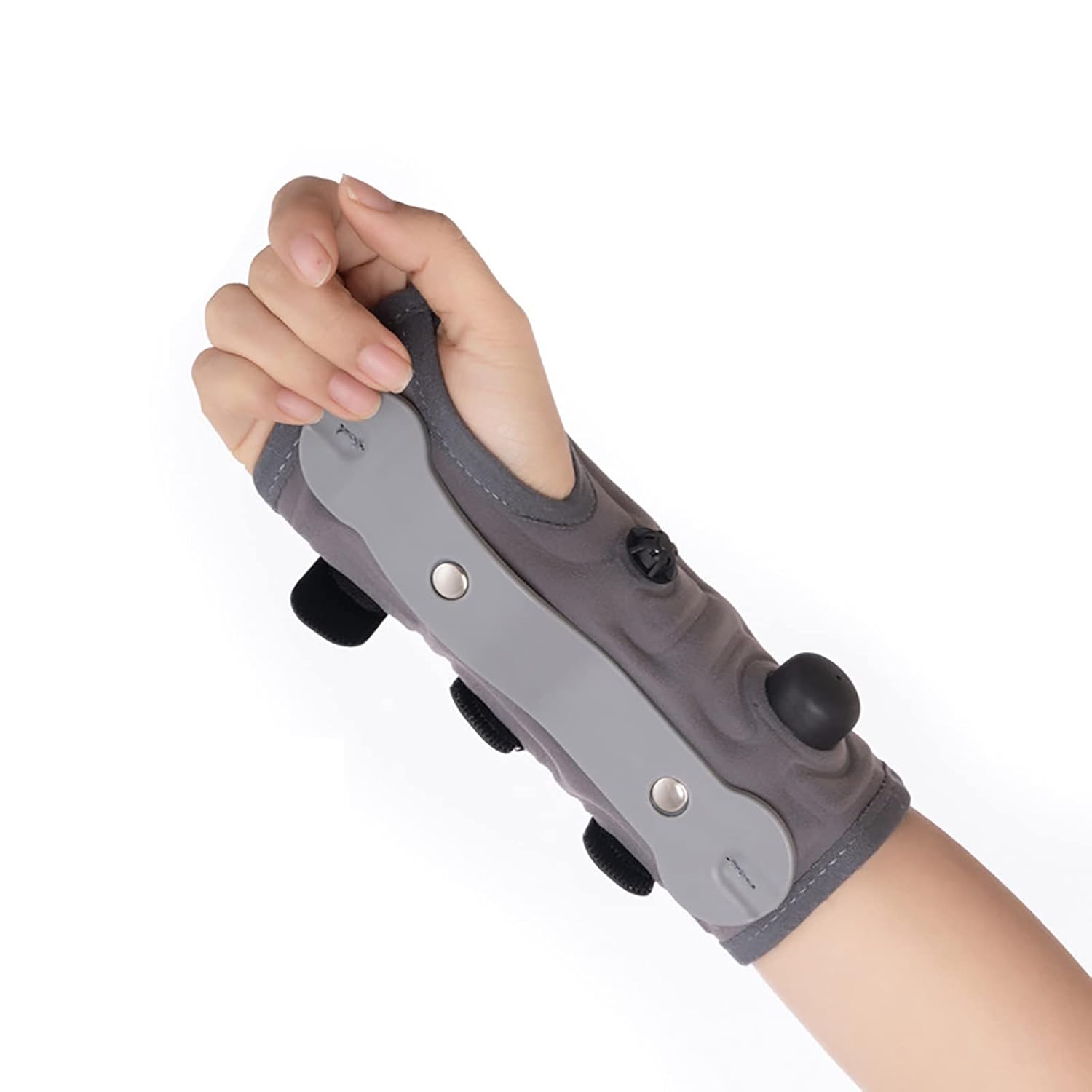 HAILM Wrist Supports, with Metal Strip Carpal Tunnel Wrist Splint for Both Hand & Wrist Brace, Day Night Wrist Supports for Joint Pain,R