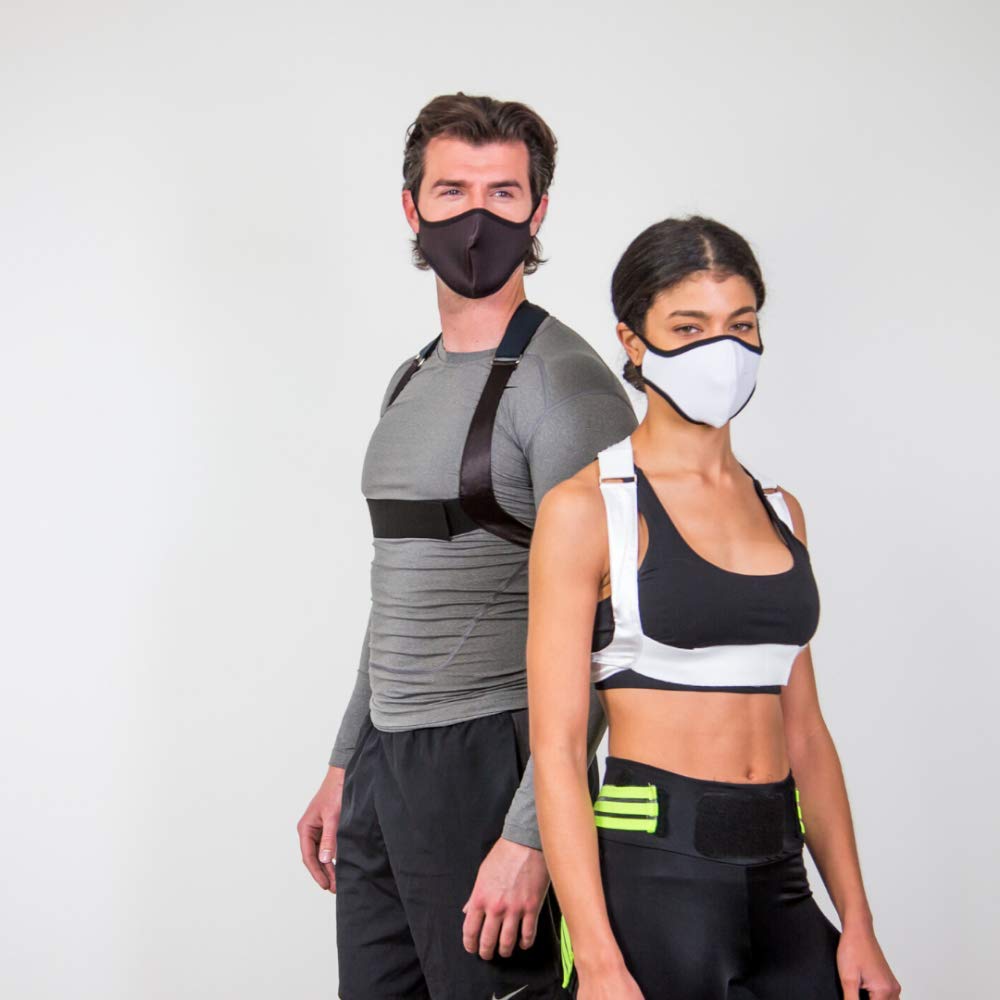 BAX-U Posture Corrector, Made in America, Invented by Doctor, Reimbursable by Insurance (XL Black)