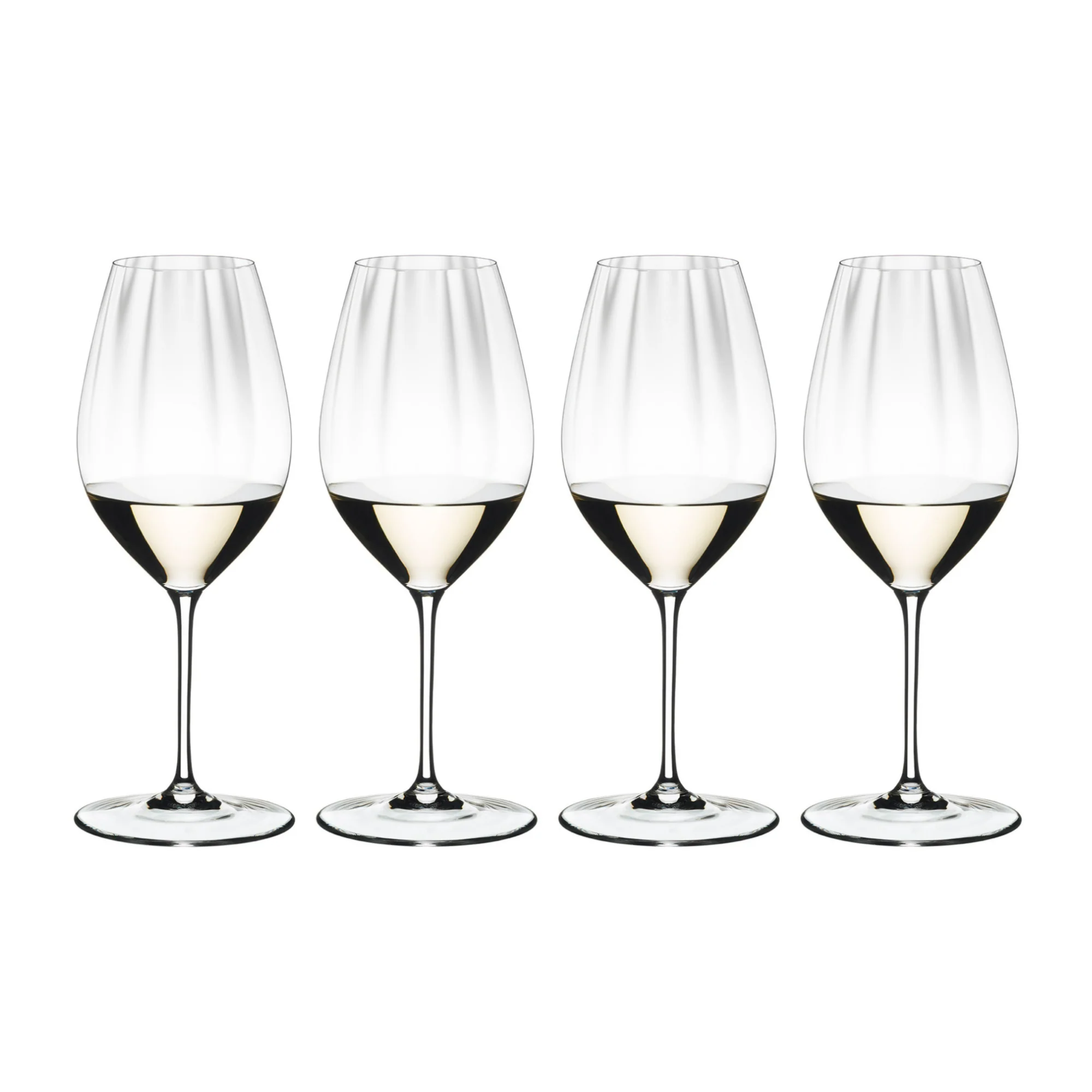 RIEDEL Performance Riesling Fruit Forward White Wine Crystal Clear Glass 4 Pack