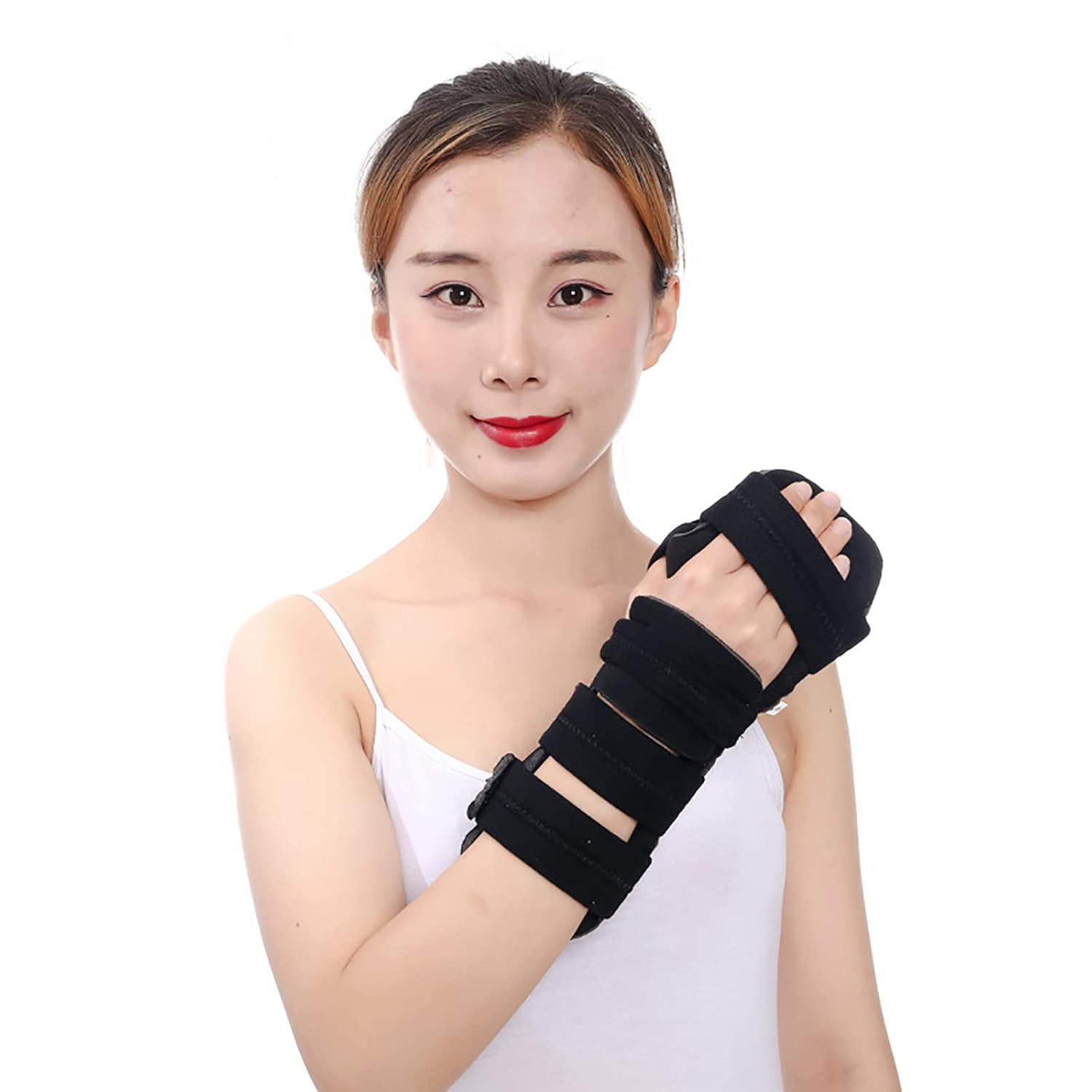 HAILM Carpal Tunnel Wrist Support Brace with Metal Splint Stabilizer by - Helps Relieve Tendinitis Arthritis Carpal Tunnel Pain,Right,M