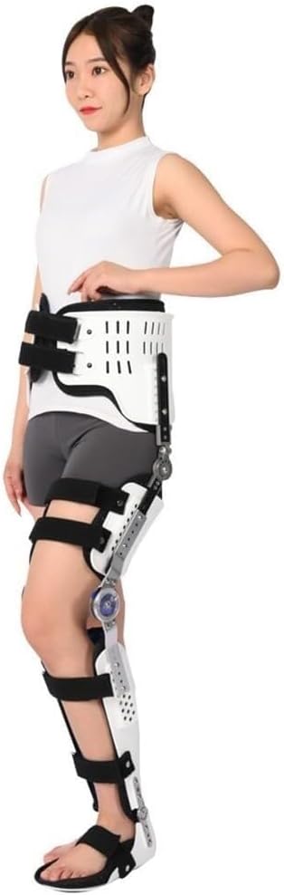 Adjustable Hinged Hip Abduction Orthosis Hip Joint Protection Device for Hip Groin Hamstring and Sciatic Nerve Pain Relief Post Op Hip Brace Recovery Stabilizer(Left)