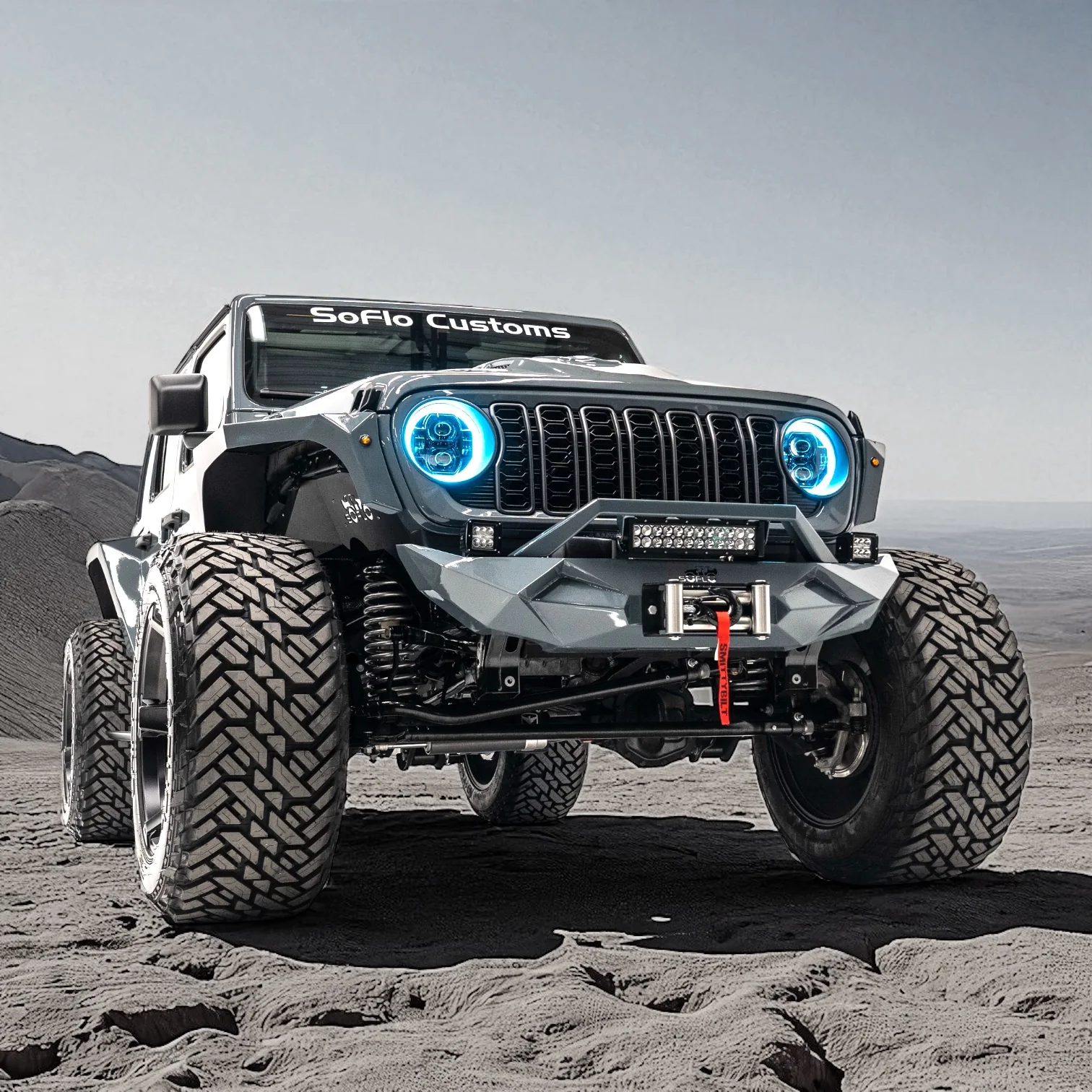 Jeep Wrangler Front Bumper Stubby 2018-2026