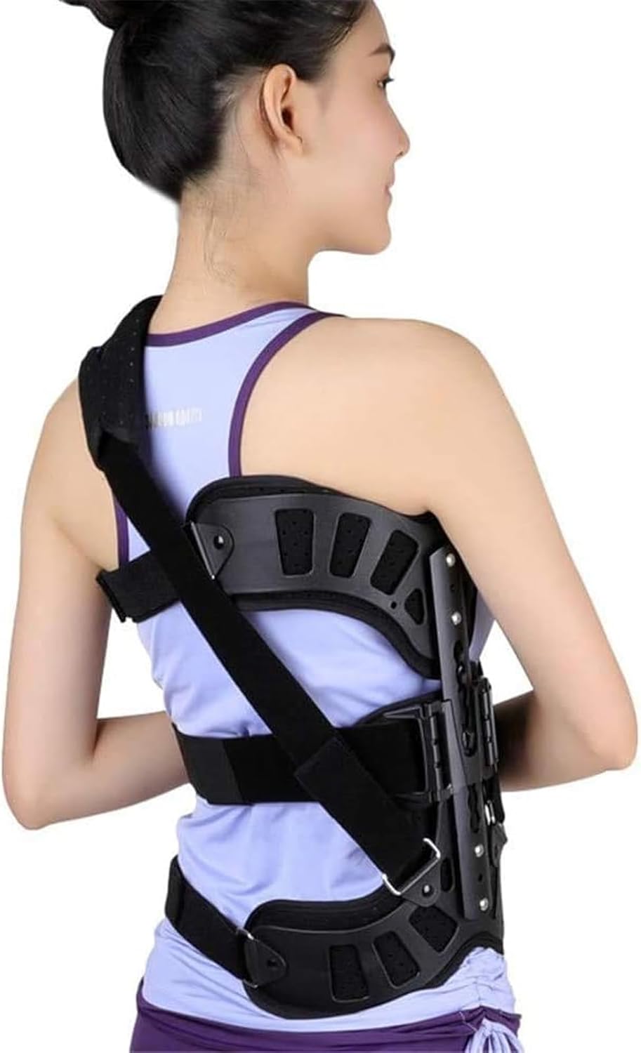 Scoliosis Posture Corrector Adjustable Spinal Auxiliary Orthosis for Back Postoperative Recovery Men and Women Adults,