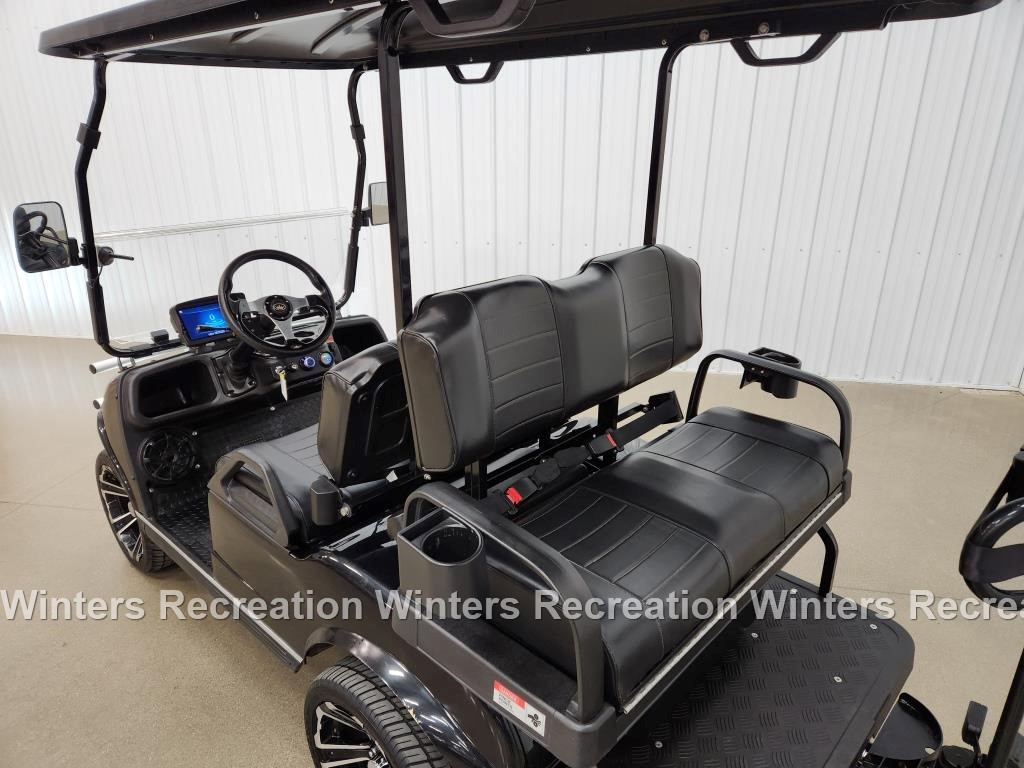 2022 Evolution Classic 4 Plus Lithium Ion Golf Cart, Black Sapphire