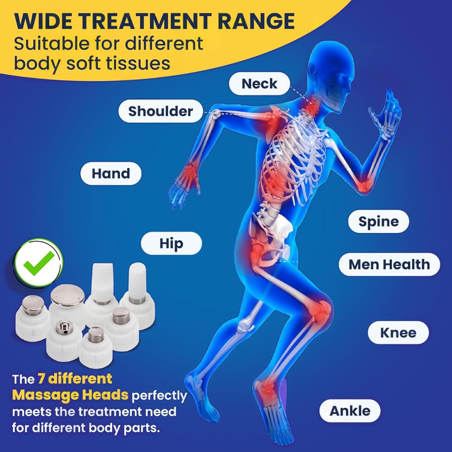 Shockwave Therapy Machine - Softwave Therapy Machine, Relieve Joint and Muscle Pain in The Body, for Home and Institution Use