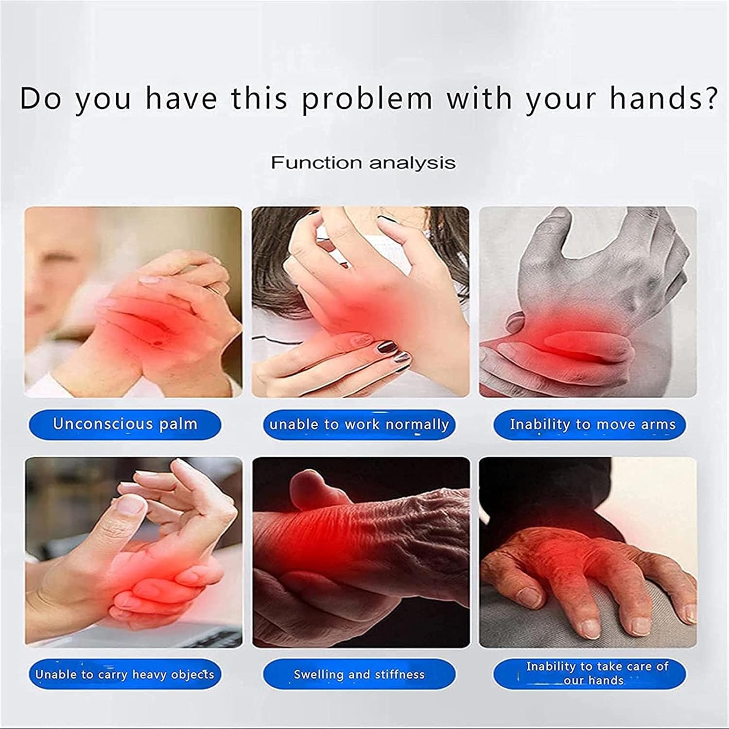 Robot Glove Hand Training Rehabilitation Stroke Hemiplegia Finger Exerciser for Stroke Hemiplegia Hand Function Recovery Relief Finger Cramps,Left-M