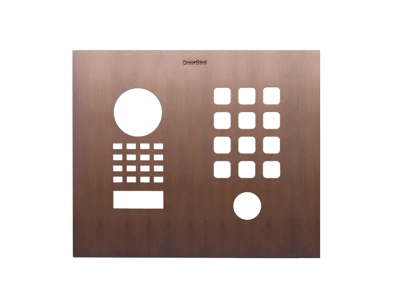 DoorBird Front Panel for D1101KH Classic Surface-/ Flush-Mount in Architectural Bronze