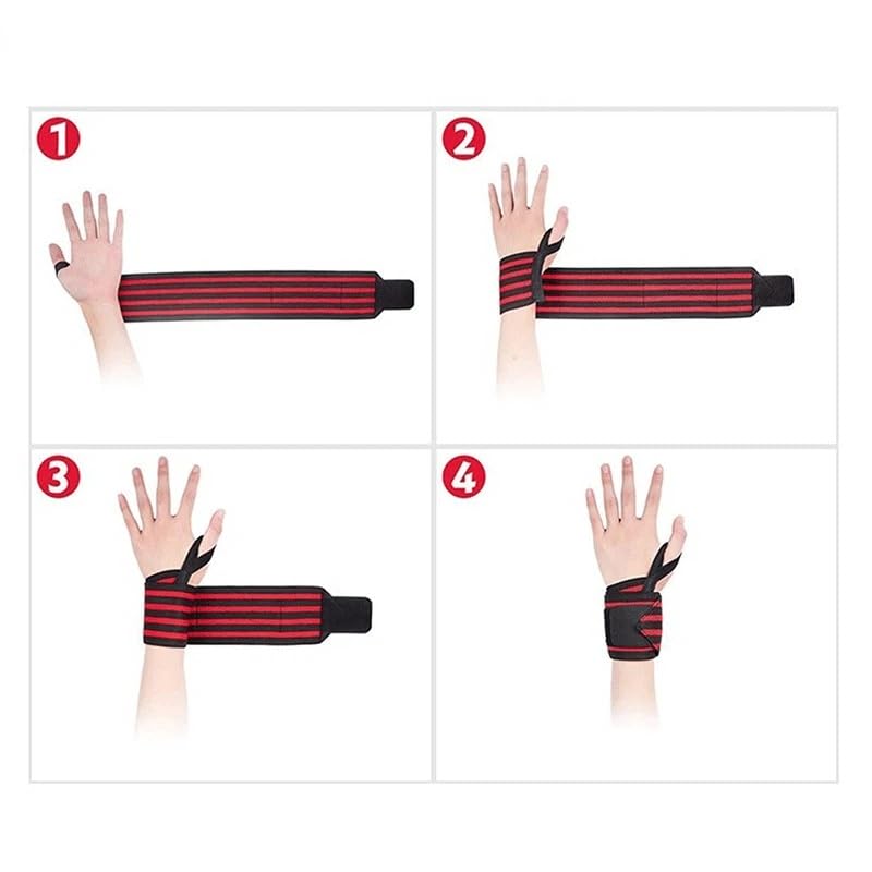 Wristband Wrist Support Weight Lifting Gym Training Brace Straps