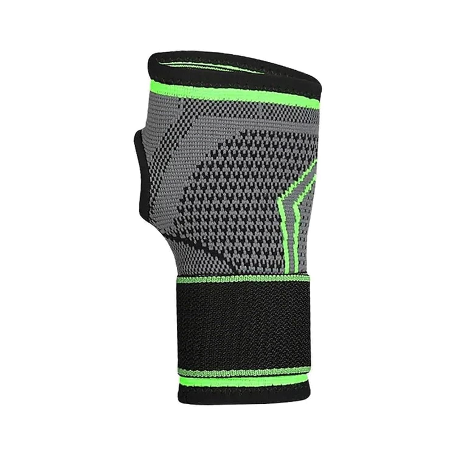 Wrist Support Gym Sports Wristband Palm Guard Protector Adjustable Brace Strap Compression Gloves for Carpal Tunnel(L code)