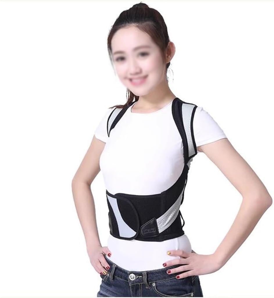 Protect Waist Hunchback Correct Sitting Posture Men and Women Correct Spinal Correction Device Hunchback Artifact(Large)