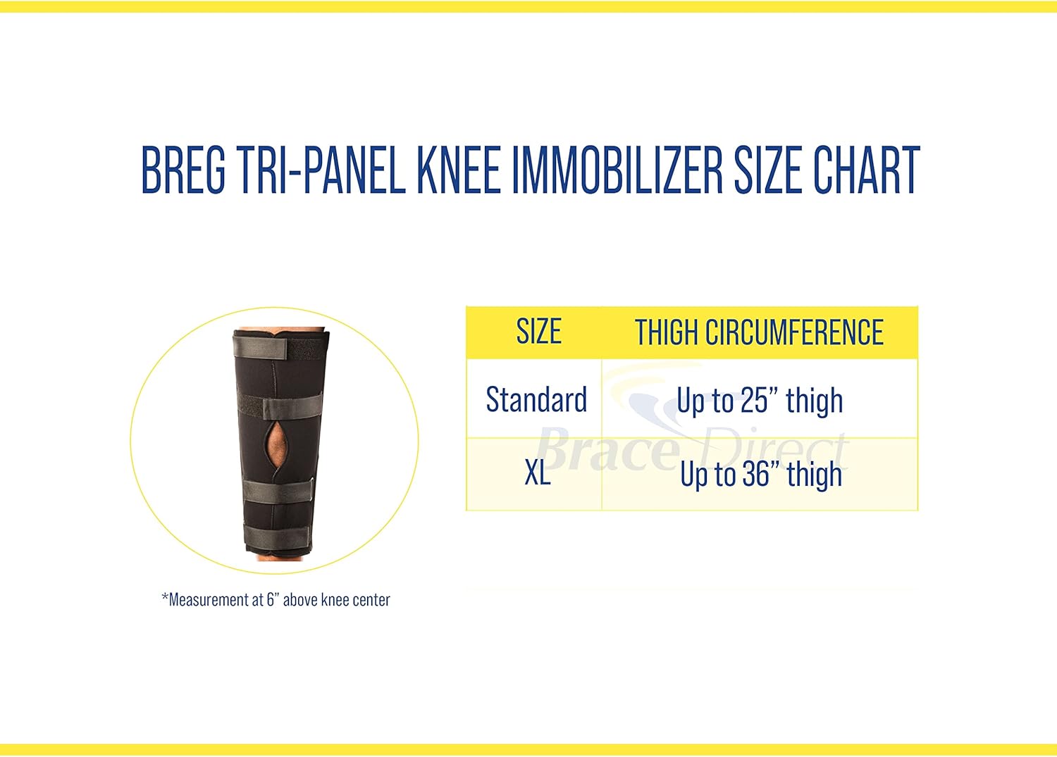 Tri-Panel Knee Immobilizer (16