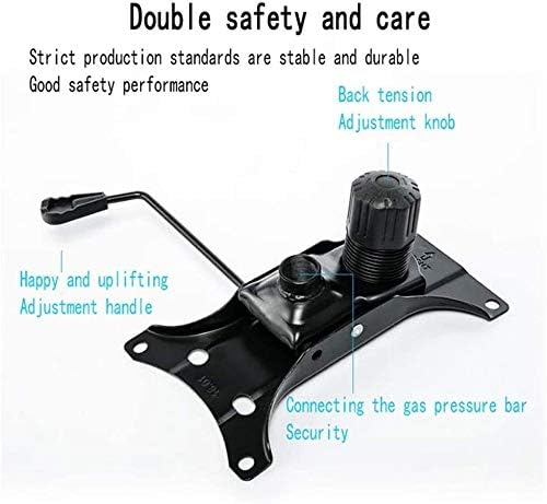 High-Back Leather Executive Swivel Adjustable Swivel Office Desk Chair with Armrests Lumbar Support Desk Ergonomic Chair Chair High Back Desk Chairs for Home Office Ergonomic Design (Black )