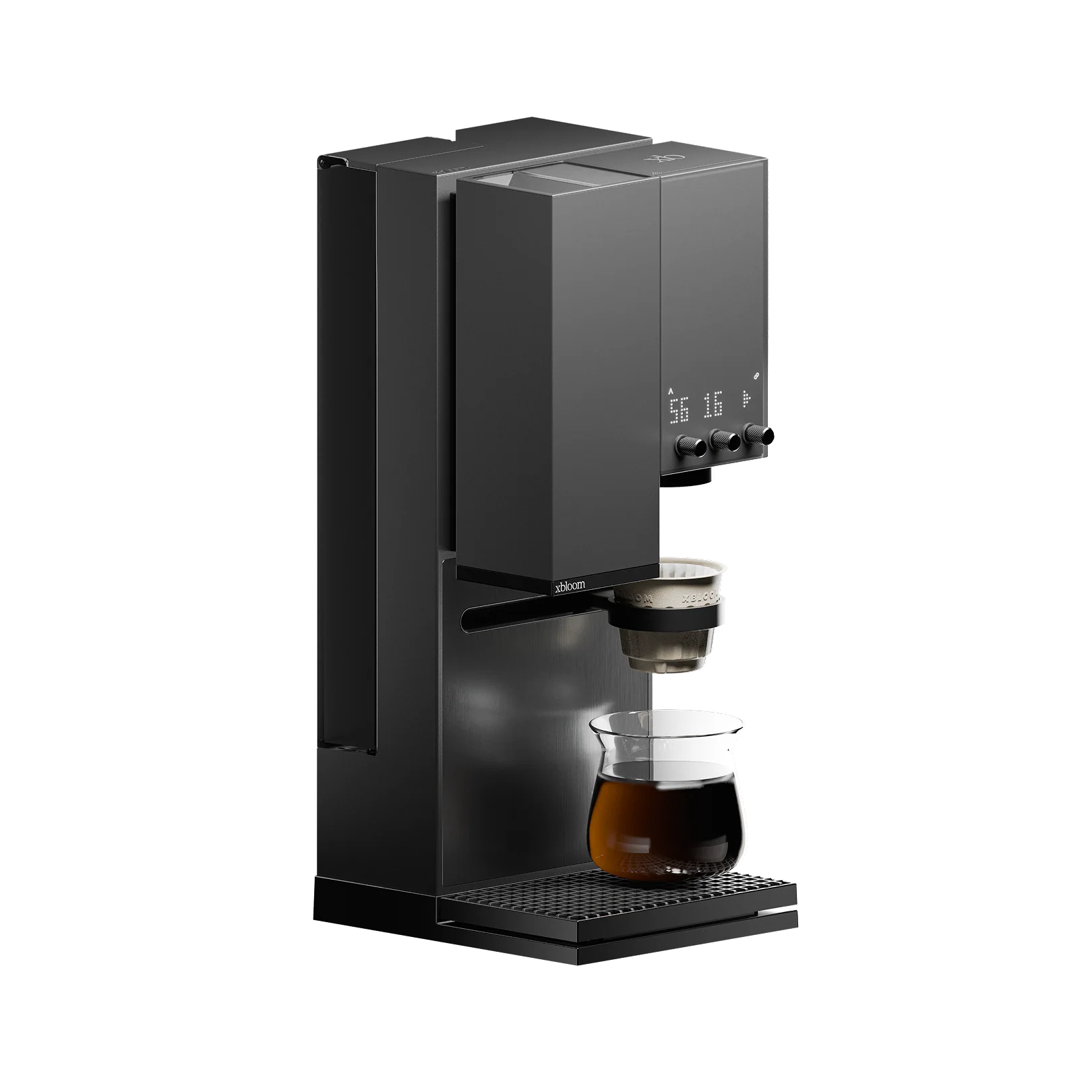 xBloom Studio Smart Automatic Pour Over Coffee Maker with All-in-one System with Integrated Grinder, Brewer, and Scale.
