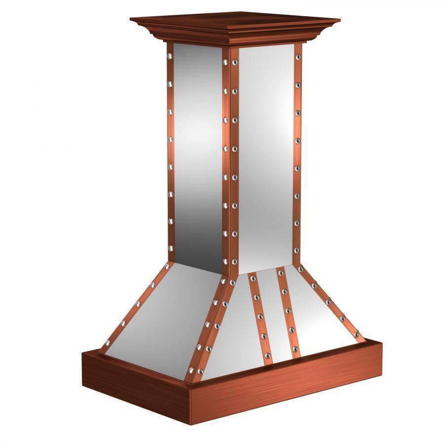 ZLINE 30-Inch Copper Island Range Hood (655i-SCCCS-30)
