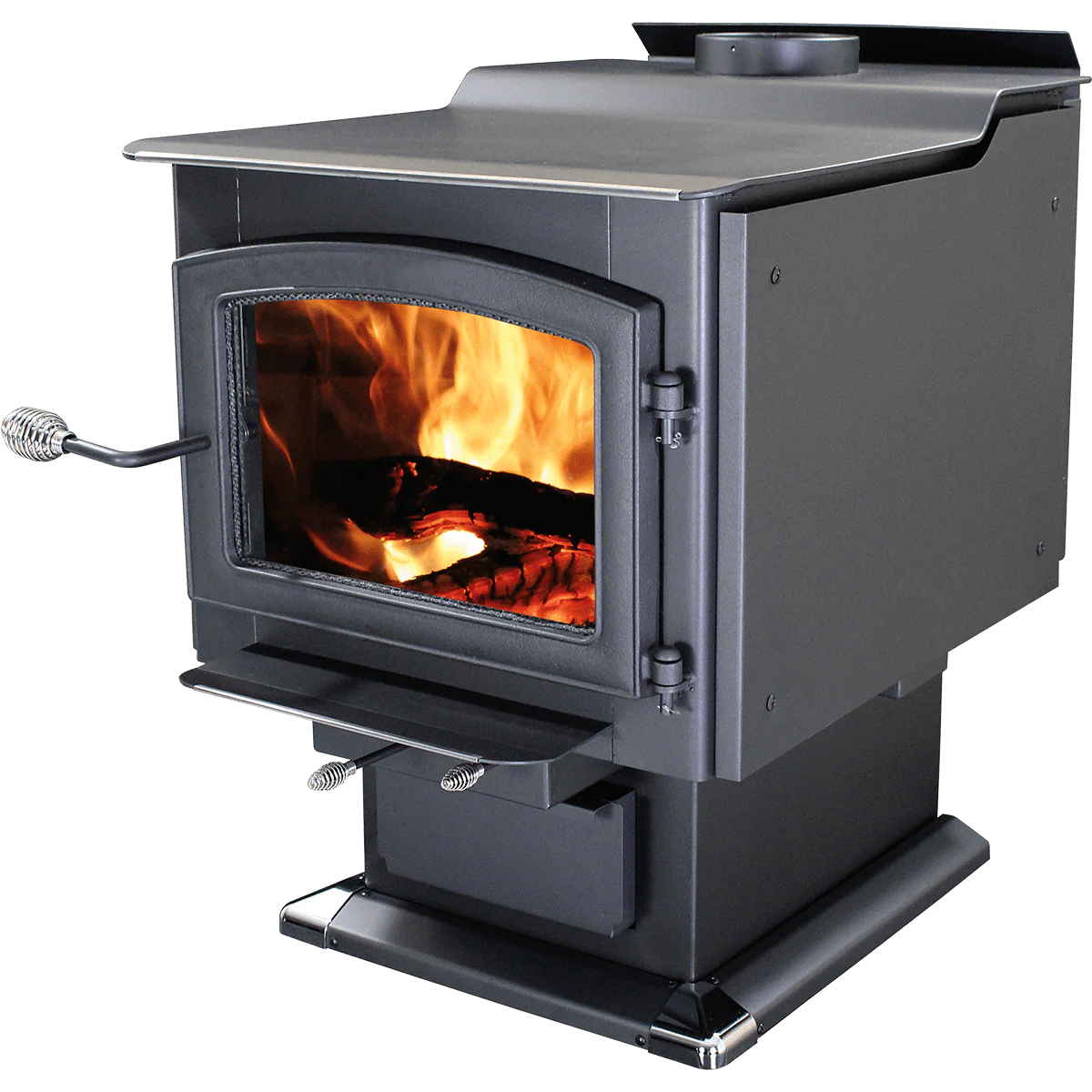 Ashley Hearth 3,200 Sq. Ft. Large Pedestal Wood Stove