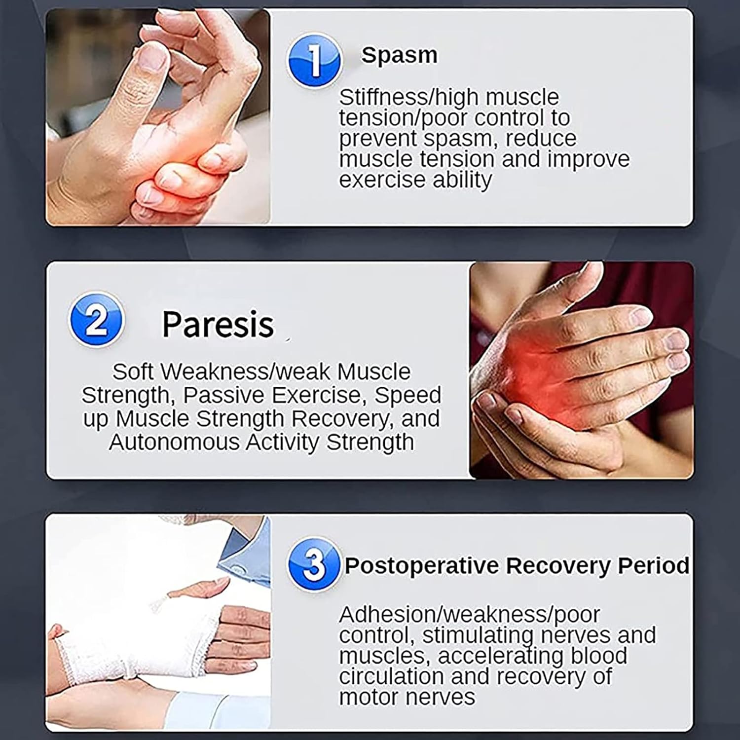 Rehabilitation Robot Gloves Finger Orthoses Stroke Hand Splint, Finger Straightening Brace Guard Protector Exoskeleton Manual