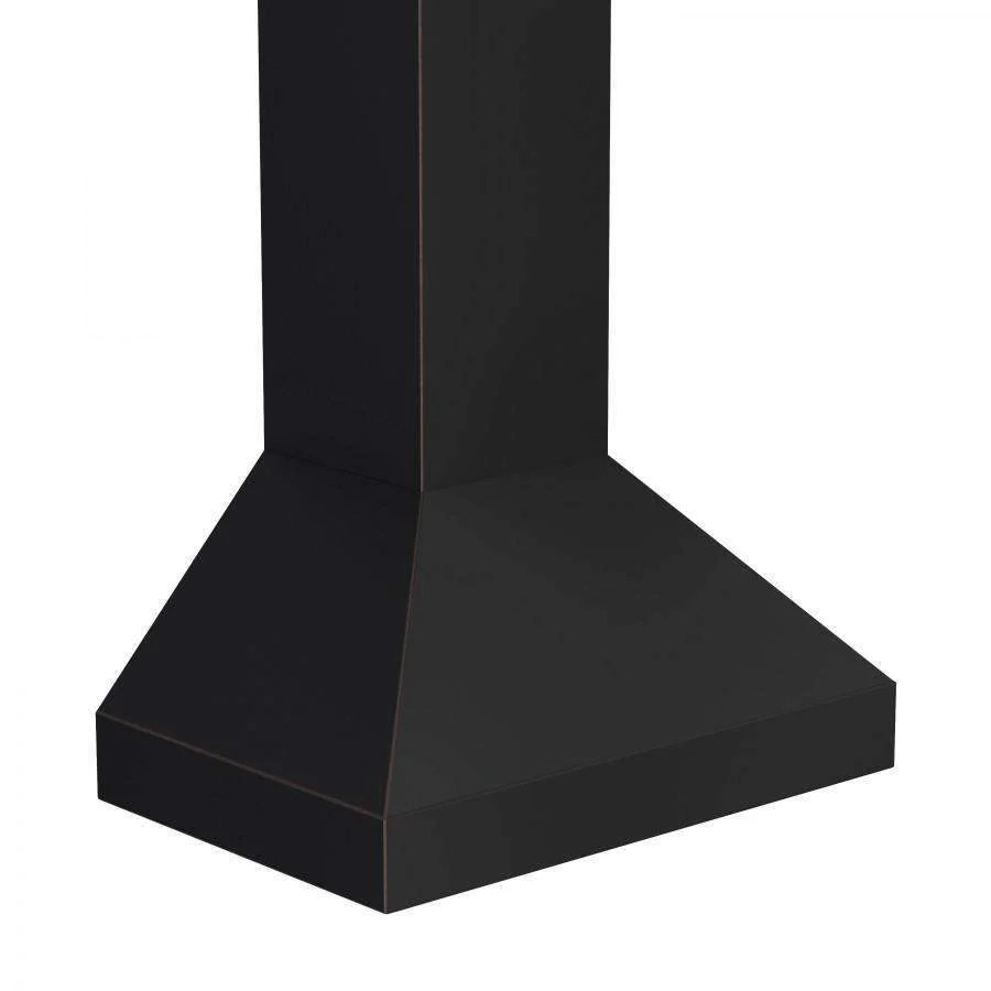 ZLINE 42-Inch Oil-Rubbed Bronze Wall Range Hood with Crown Molding and 700 CFM Motor (8667B-42)