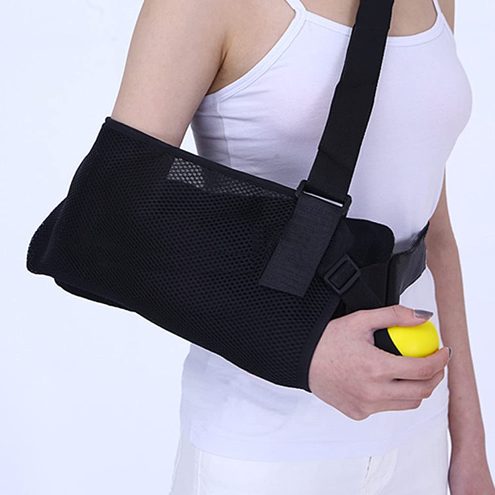 Shoulder Abduction with Pillow Adjustable Arm Sling with Armrest Cushion Pads Arm Brace Support Pain Relief
