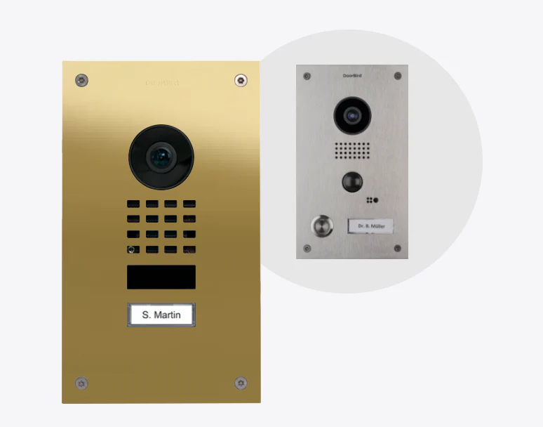 DoorBird D1101UV IP Video Door Station in Brass