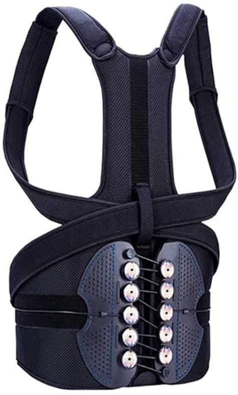 Adjustable Posture Corrector and Waist Shoulder Brace - Back Support Belt for Men, Women, Kids - Easily Adjustable Back Shoulder Support (Size : Medium)