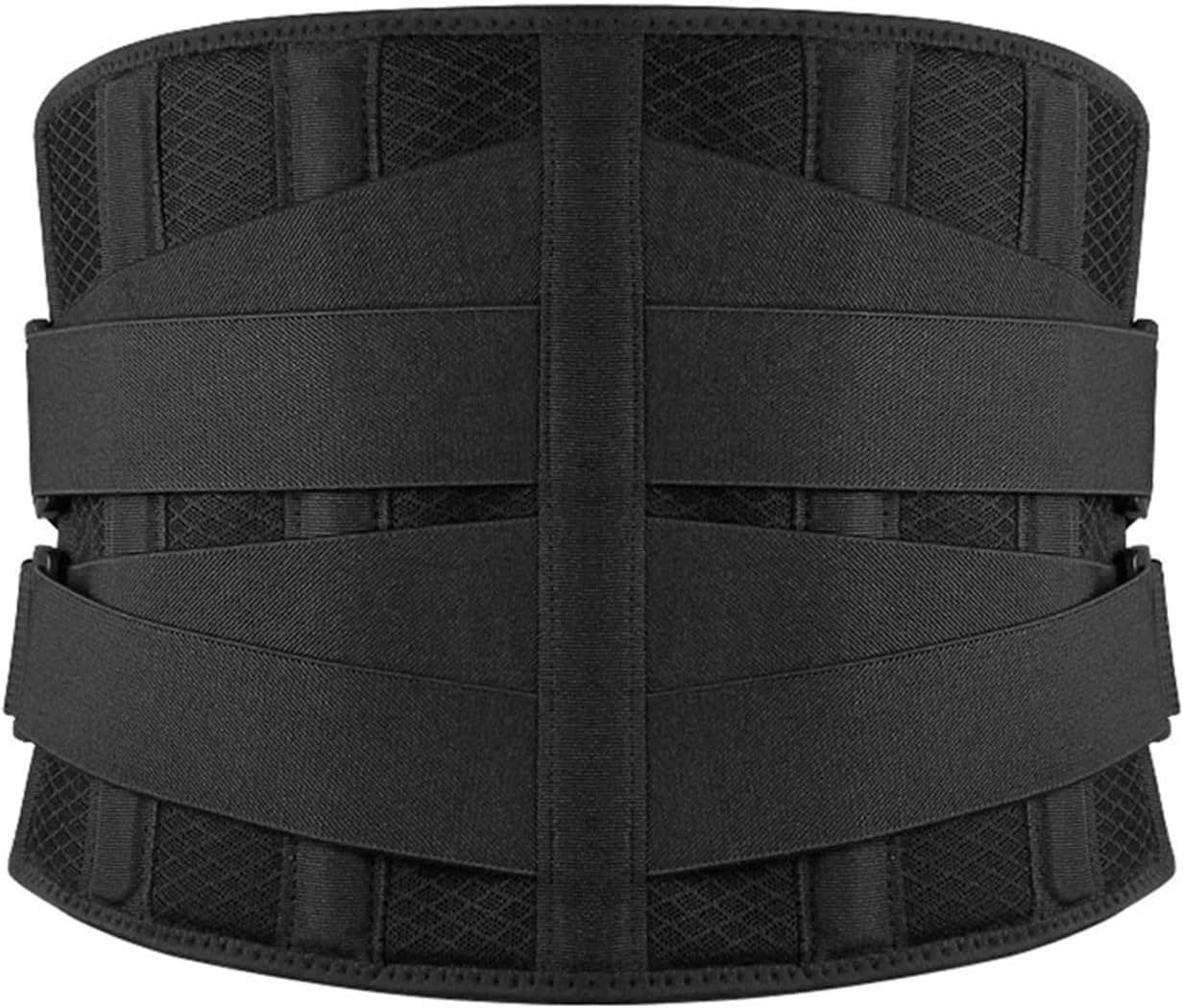 Lower Back Brace with 6 Stays Anti-Skid Orthopedic Lumbar Support Breathable Waist Support Belt for Gym(Medium)
