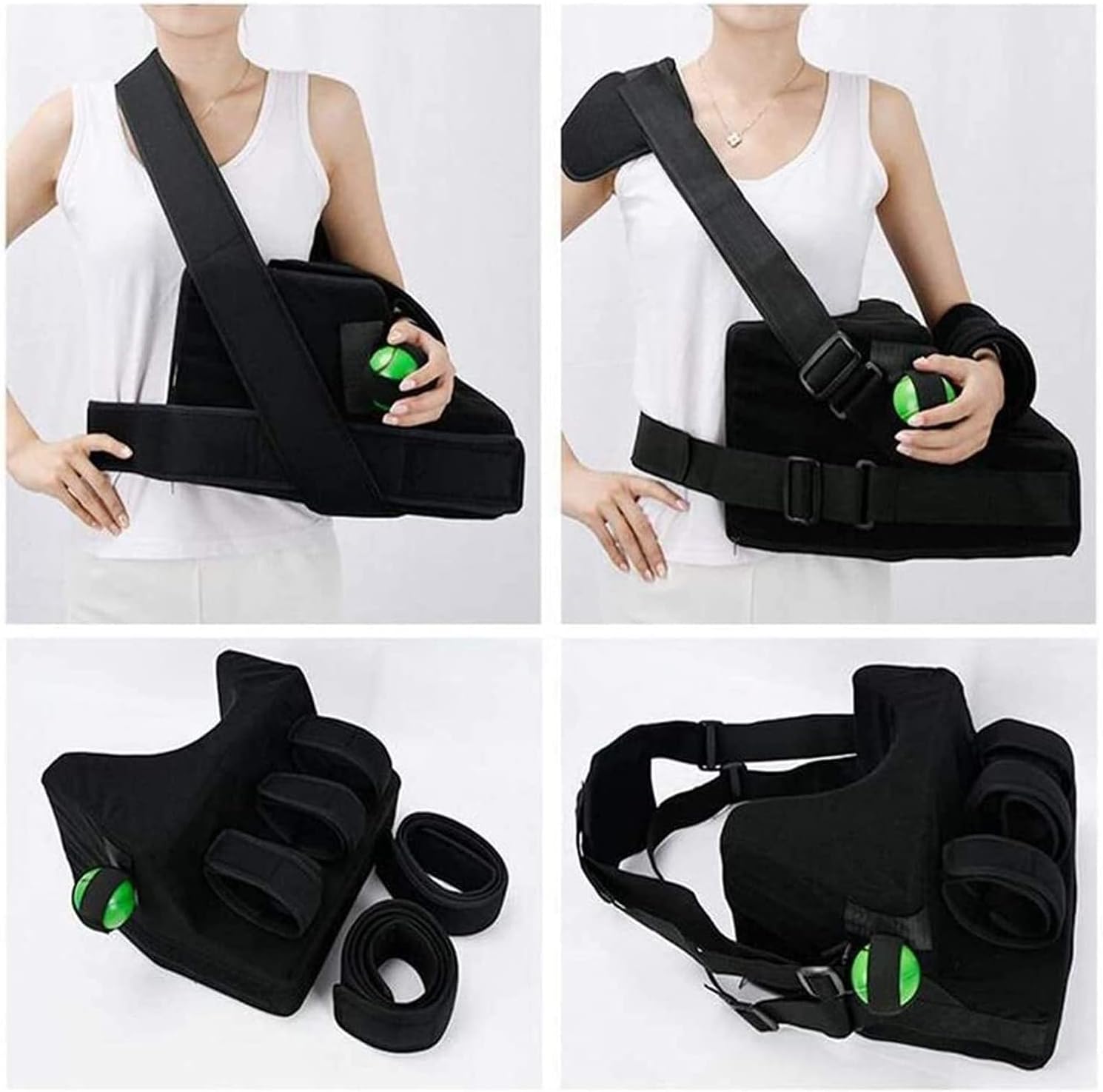 arm Sling Shoulder Sling arm Brace Shoulder immobilizer Adjustable Shoulder Immobilizer Supports Rotator Cuff Support Brace Shoulder Abduction Pillow(Size:Rightarm)