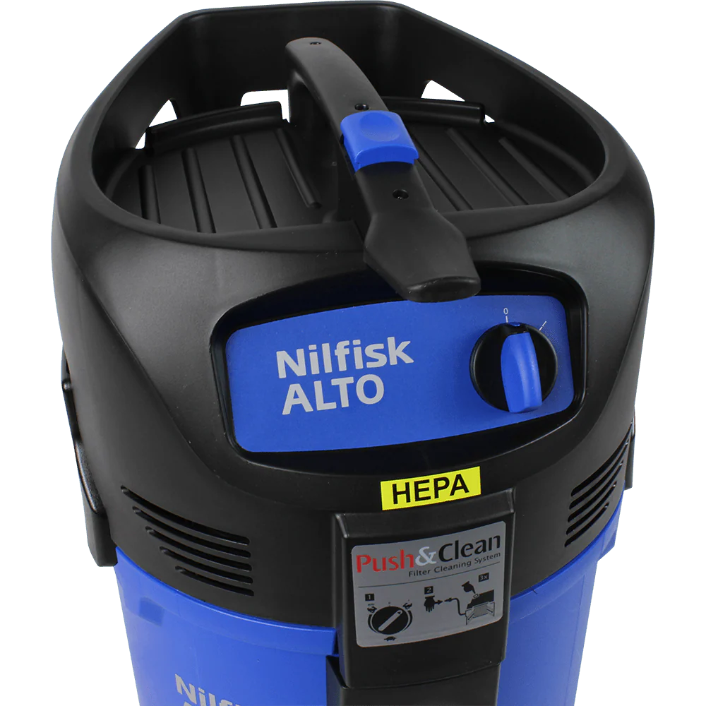 Nilfisk Attix 50 12-Gallon Wet/Dry Canister Industrial Vacuum