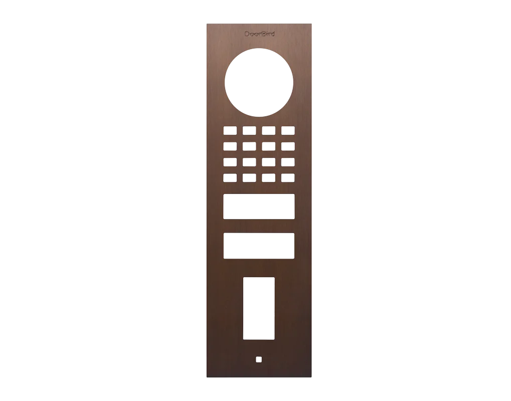 DoorBird Front Panel for D1101FV Fingerprint 50 Surface-Mount in Architectural Bronze
