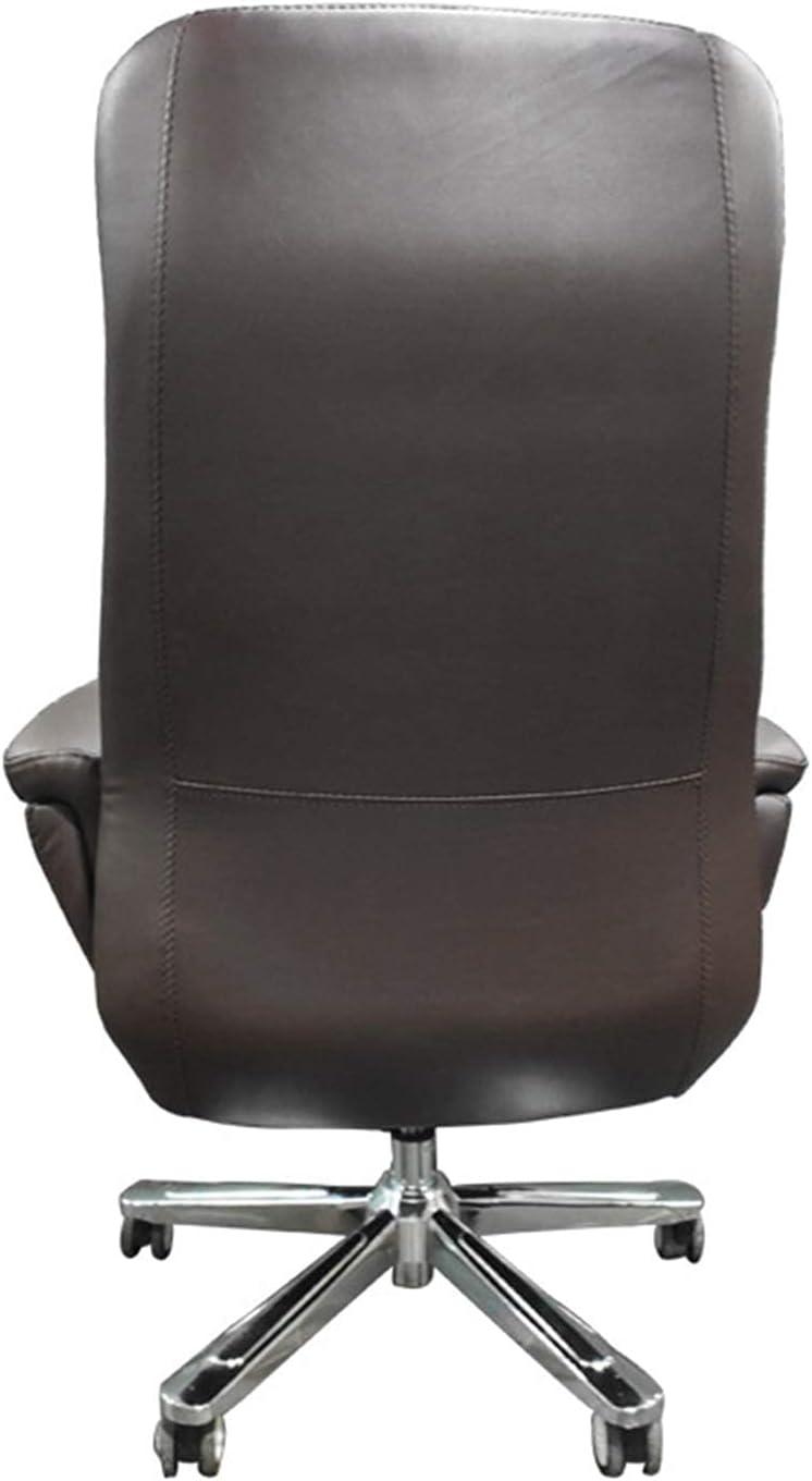 Home Work Chair Boss Chairs Office Chairs Managerial Chairs with Arms and Lumbar Support Chairs Ergonomic High Back Bonded Leather Chair Gray,