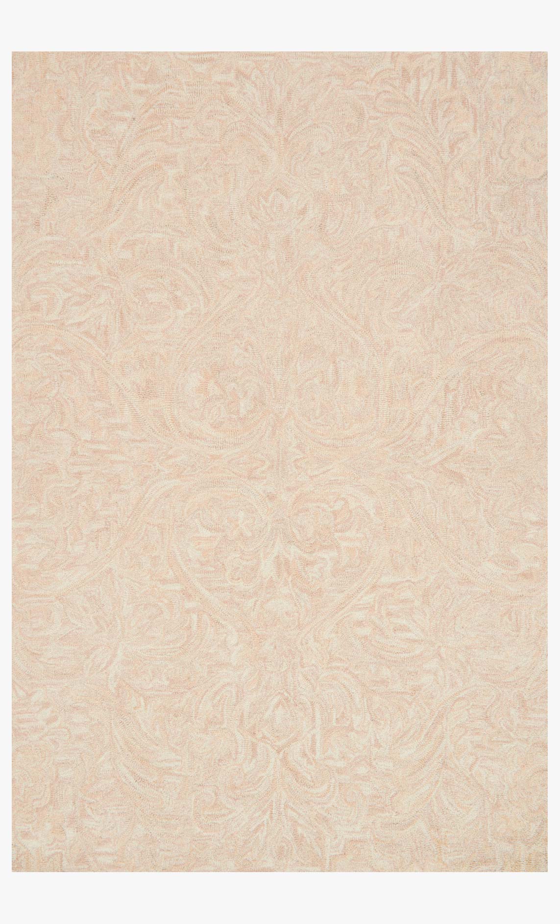 Loloi Lyle Collection - Transitional Hooked Rug in Blush (LK-01)