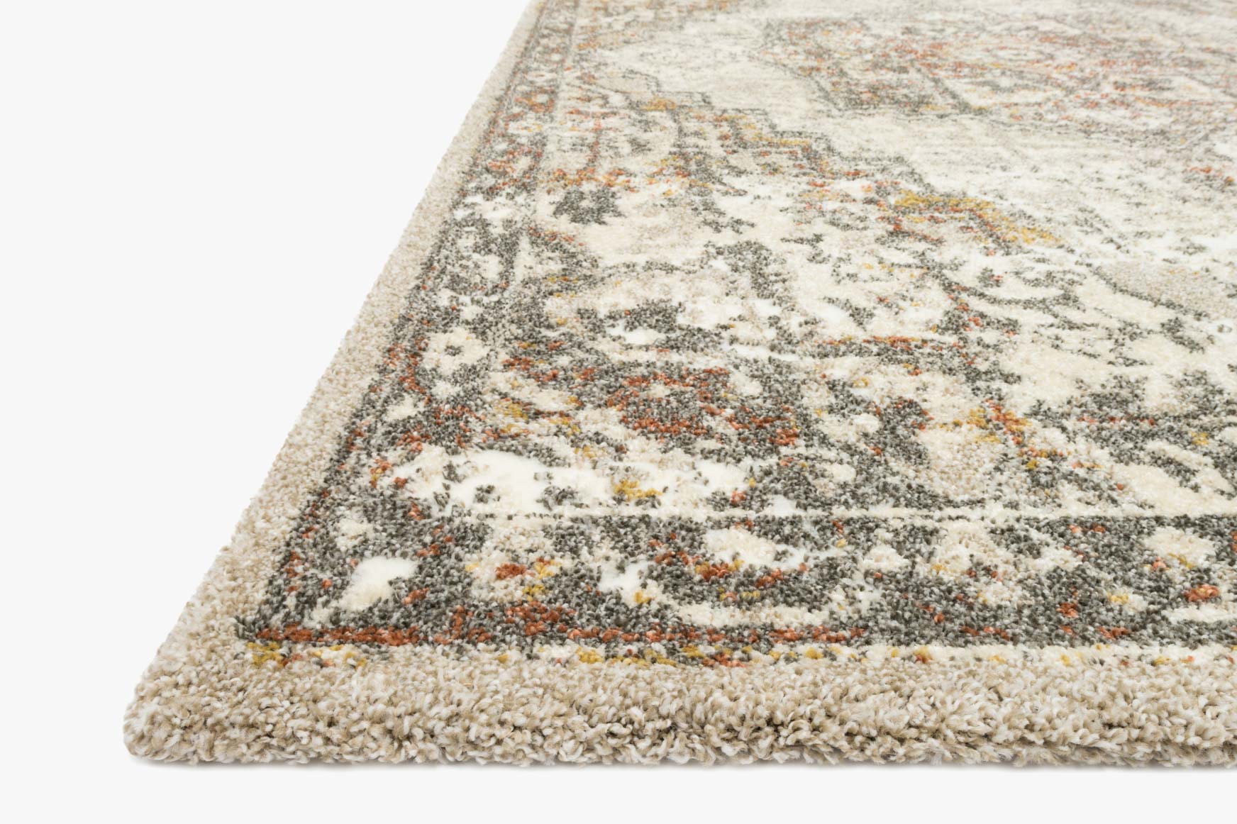Loloi Landscape Collection - Contemporary Power Loomed Rug in Sand & Graphite (LAN-01)