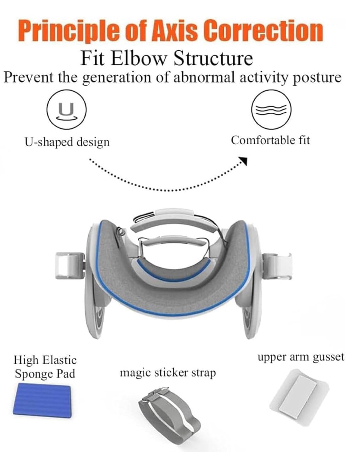 Brace Elbow Joint Rehabilitation Device, Elbow Stretching Trainer with Air Bag Pressurization and Angle Dial, Adjustable -15° to 150° Angle, for Stroke Hemiplegia Patients