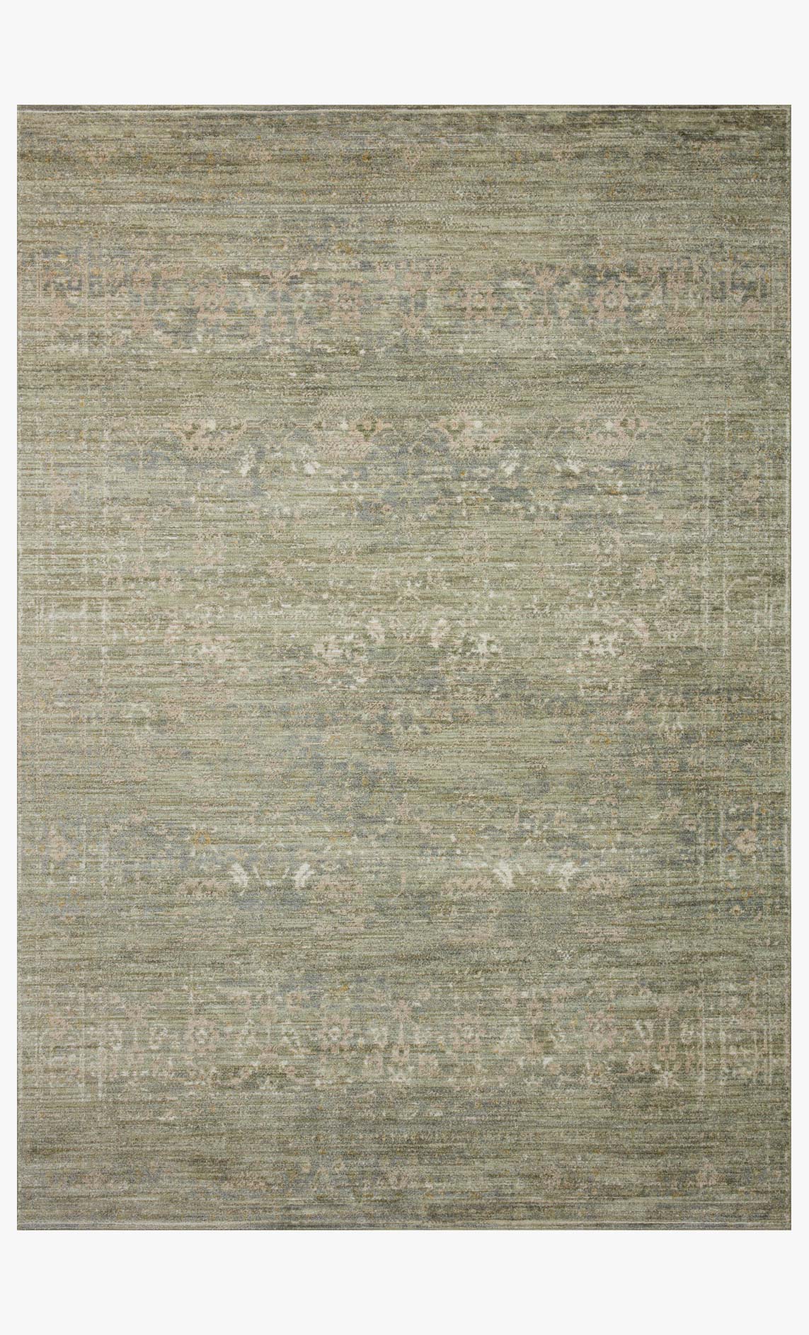 Loloi Indra Contemporary in Sage and Natural 7' 9