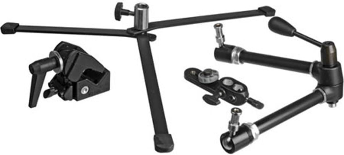 Manfrotto 143 Magic Arm Kit with Umbrella Bracket Super Clamp and Backlite Base