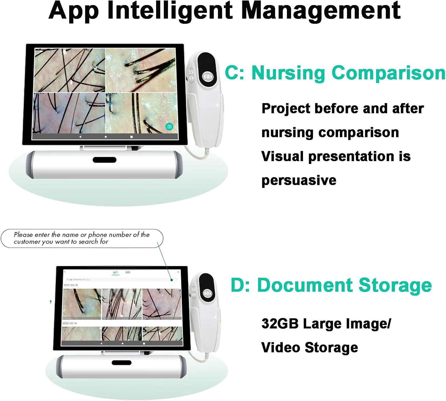 Hair Analyzer with 11
