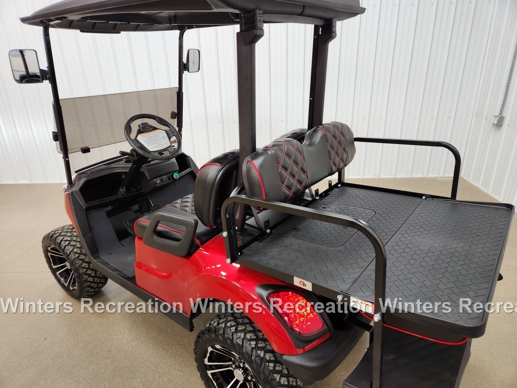 2020 Yamaha Drive 2 Lithium Ion STREET READY Golf Cart, Red