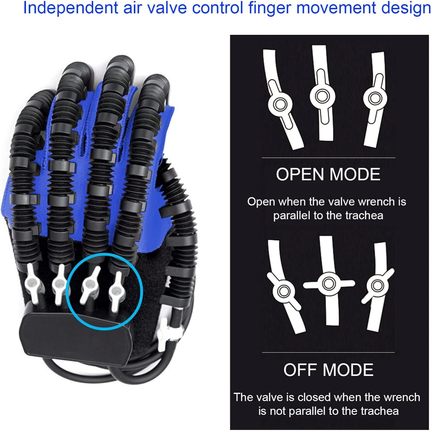 Rehabilitation Robot Gloves, Stroke Recovery Hand Glove Assistive Training Equipment Hand Function Recovery