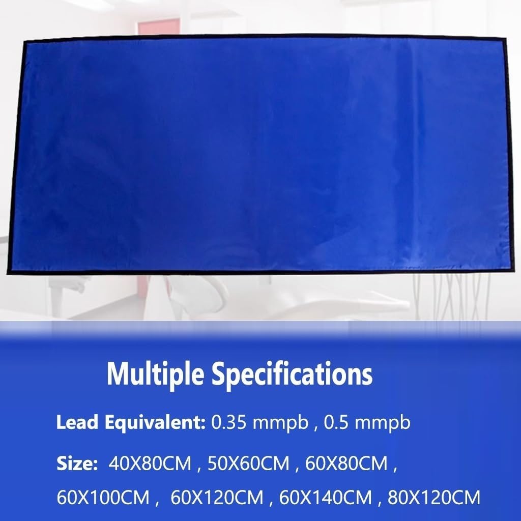 Lead Xray Shielding Blanket 0.35/0.5mmpb, Lead Lined Blanket for Health Checkup Medical Use(0.5 mmpb,60X80CM)