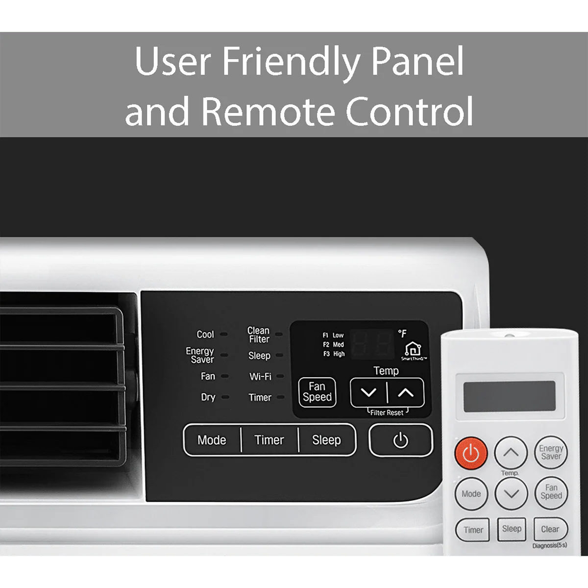 LG 8,000 BTU Dual Inverter Smart Wi-Fi Window Air Conditioner