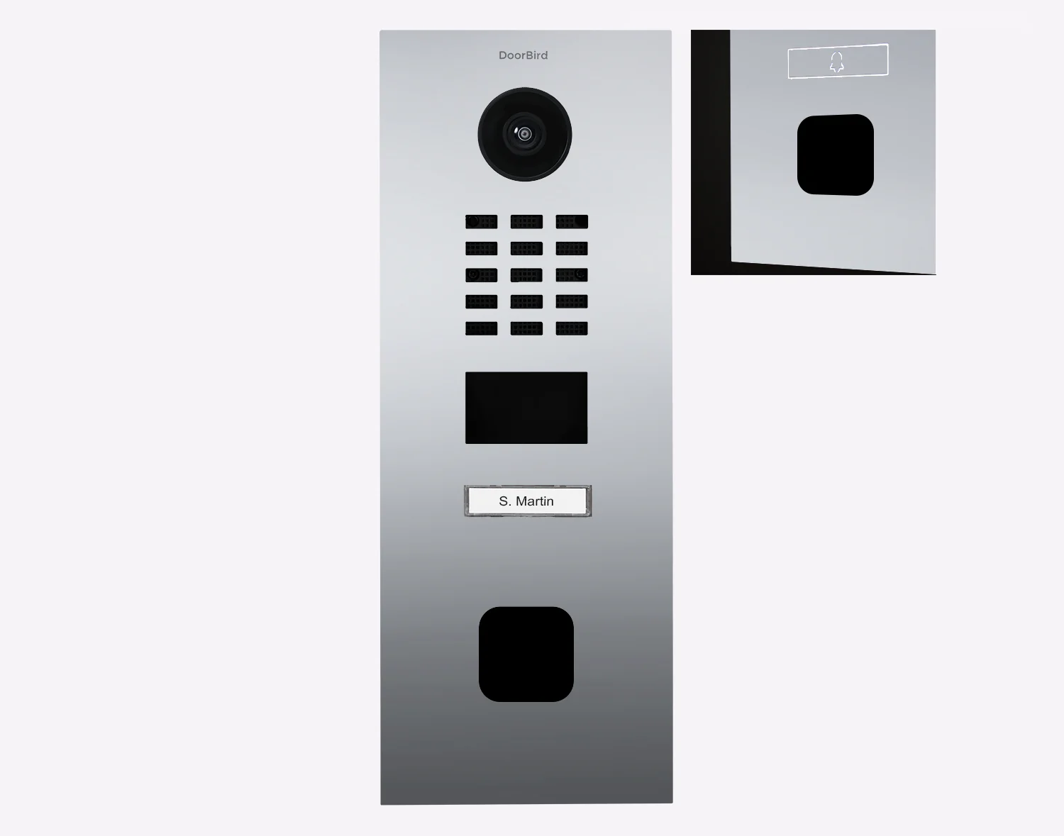 DoorBird D2101FV EKEY Sline IP Video Door Station in Chrome