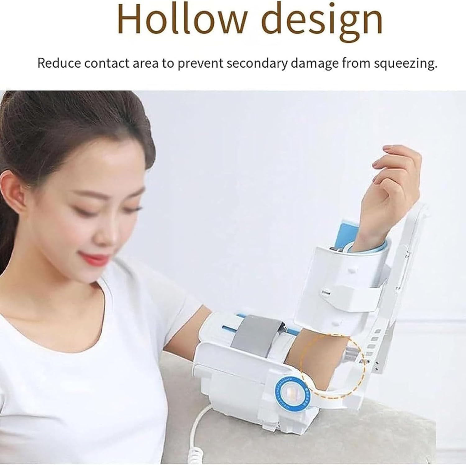 Brace Electric Elbow Joint Rehabilitation Device, Upper Limb Rehabilitation Flexion and Extension Trainer Elbow Protector,for Stroke Hemiplegia Patients