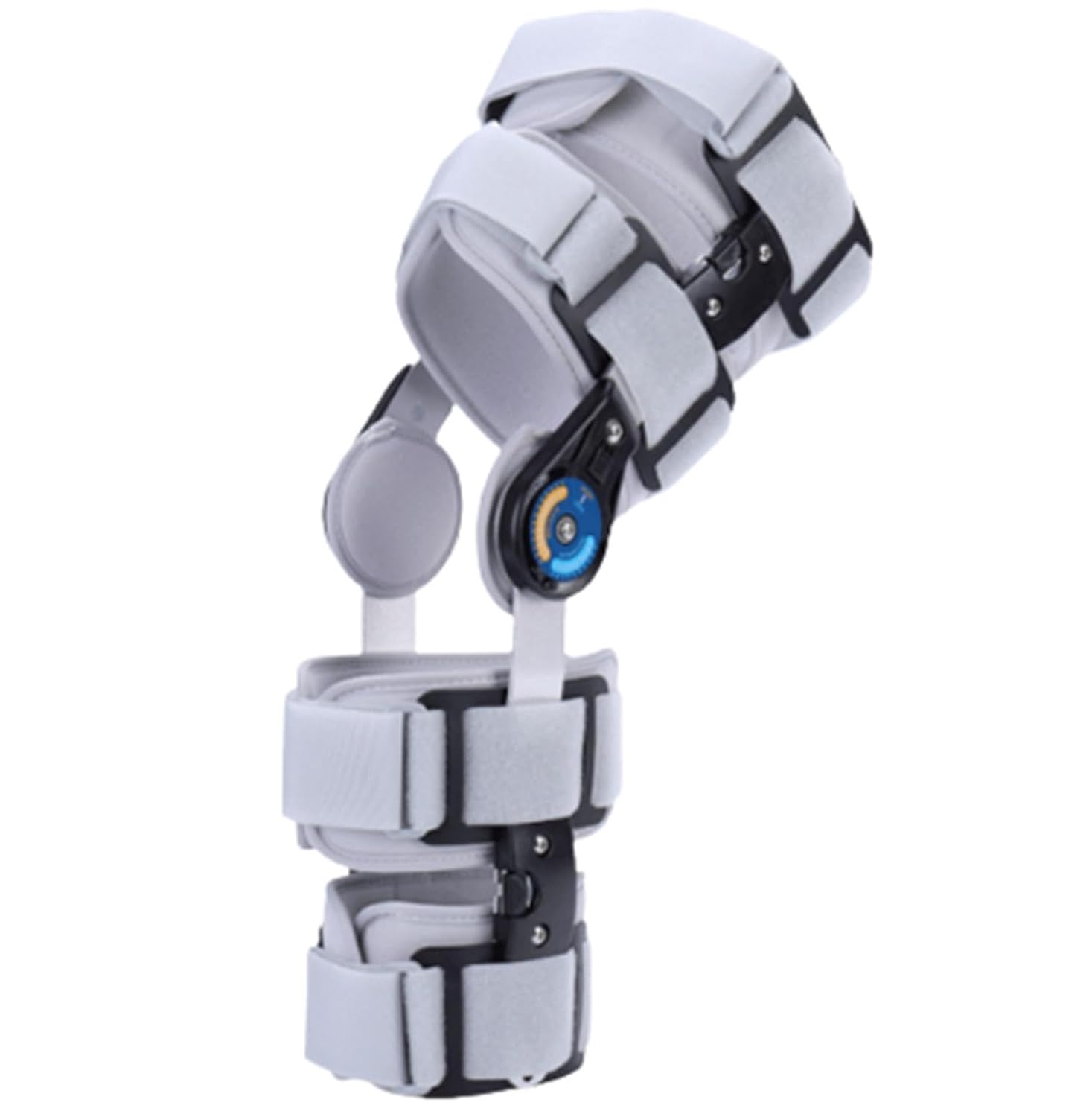 Hinged Knee Brace Leg Immobilizer,Post Op Knee Stabilizer Adjustable Medical Knee Brace for ACL MCL PCL Meniscus Tear,Fit Right & Left Leg(