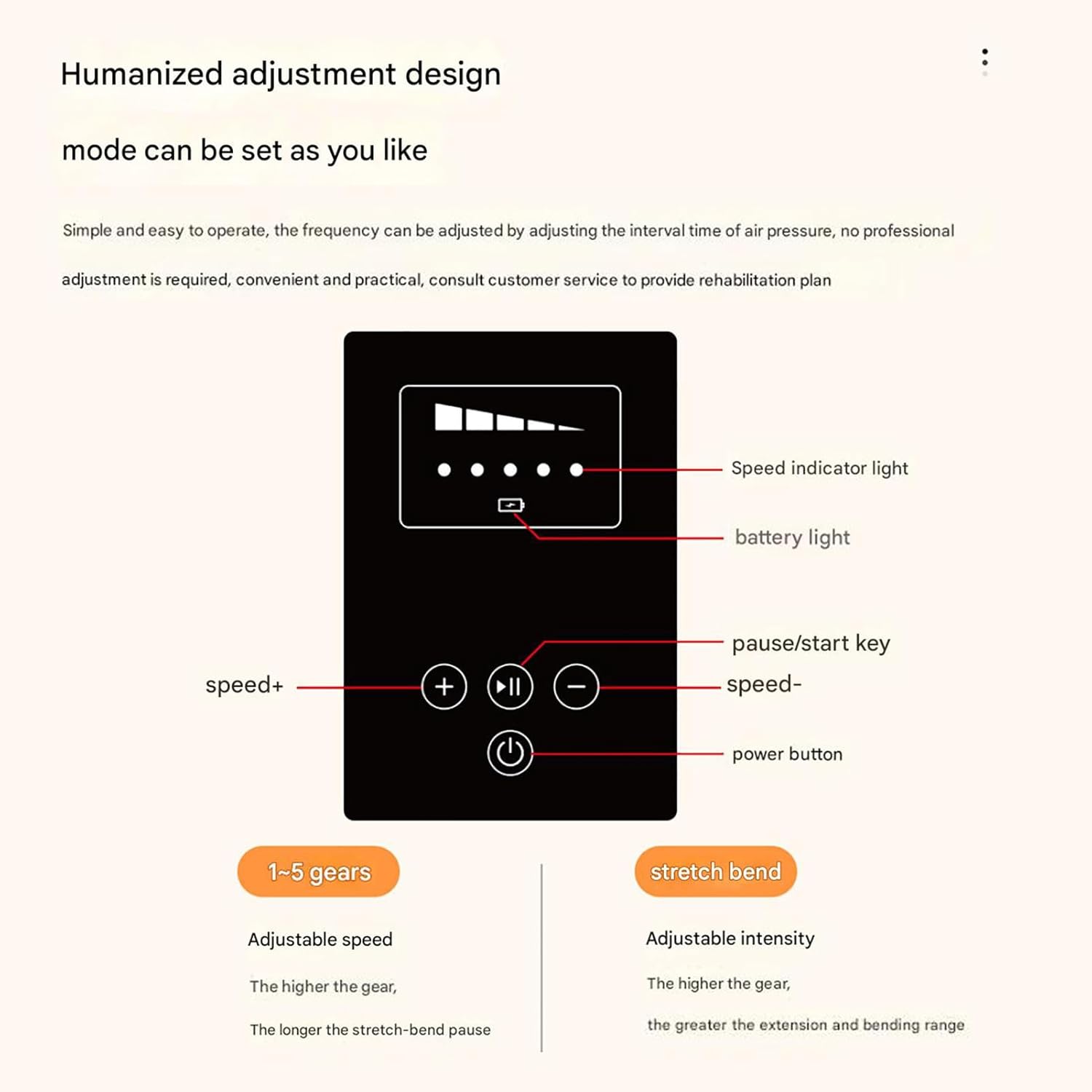 2025 Rehabilitation Robot Gloves, Upgrades Hand Massager Stroke Therapy Equipment, 4 Workout Modes, 5 Speeds Adjustable, for Long Term Relief Finger Cramps