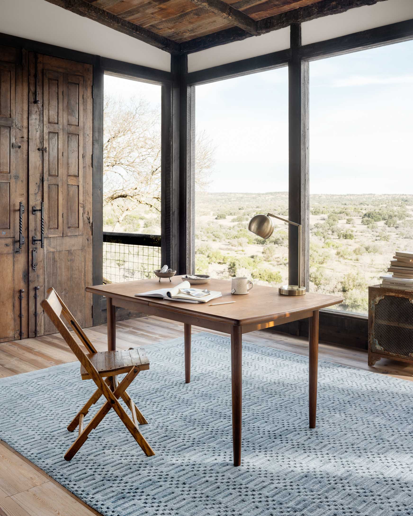 Loloi Lennon Collection - Contemporary Hand Loomed Rug in Ocean (LEN-01)