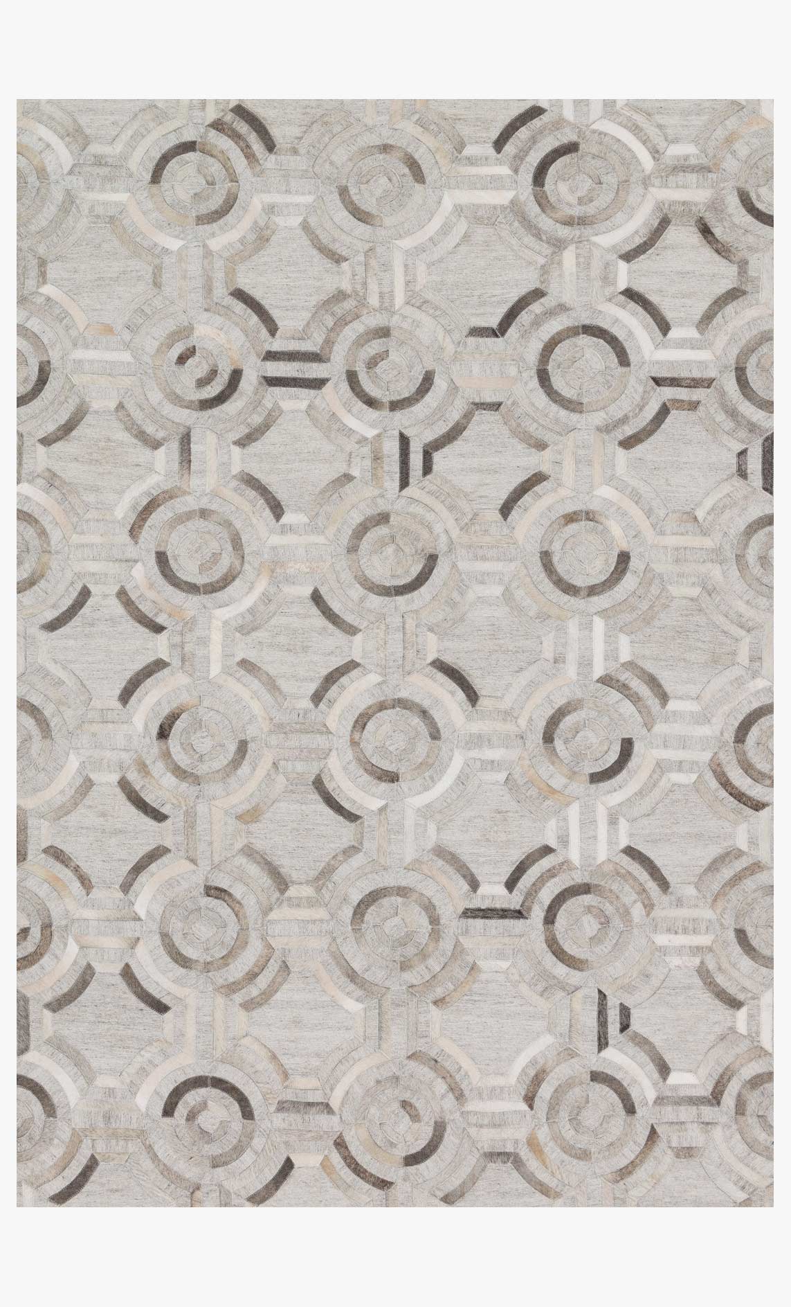 Loloi Dorado Collection - Contemporary Hand Stitched Rug in Grey & Grey (DB-05)