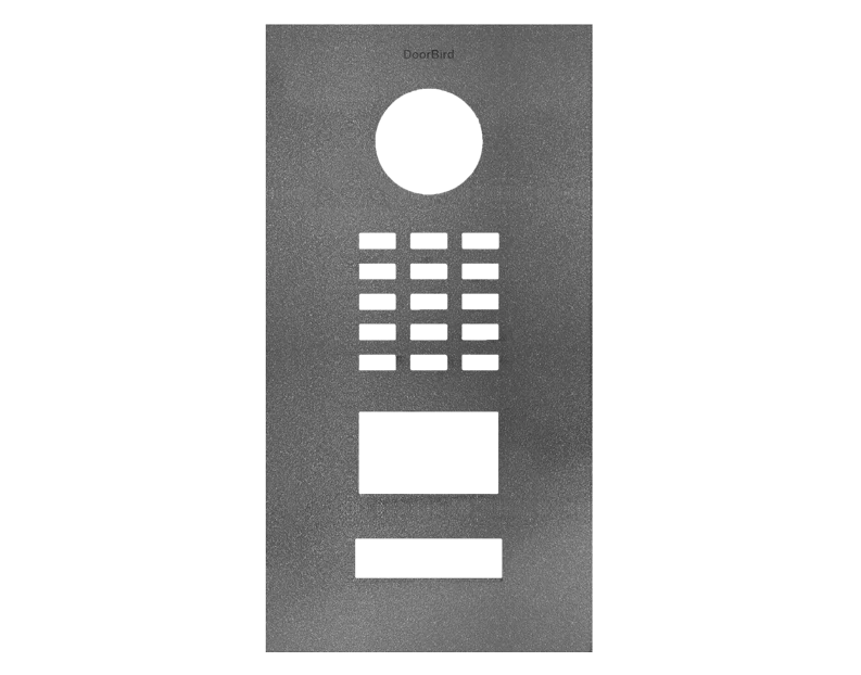 DoorBird Front Panel for D2101V in DB 703 Stainless Steel