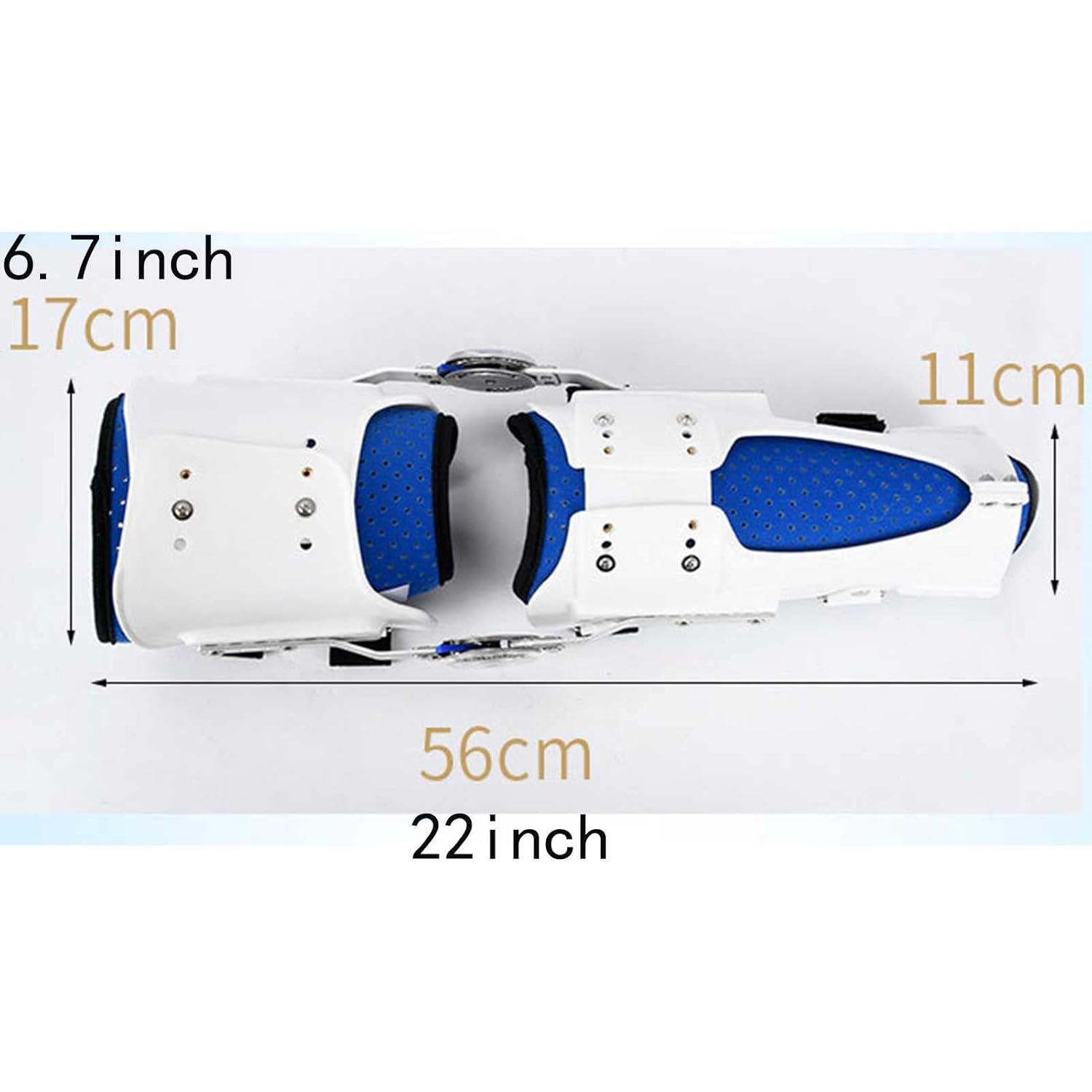 Hinged Knee Brace,Knee Brace,Adjustable Shaping Leg Splint Support Knee Orthosis Support Joint Stabilizer/One Size (