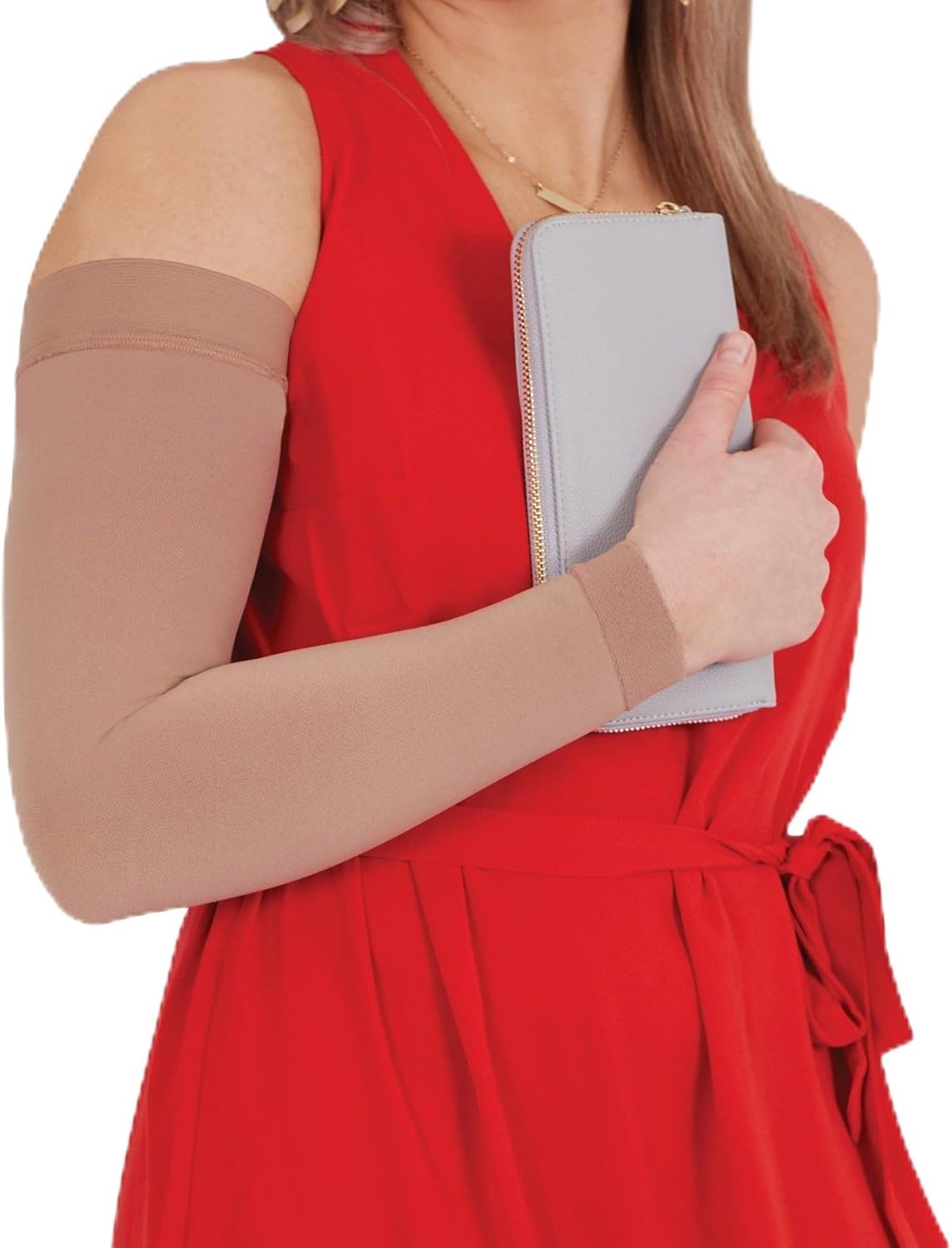 Mediven Comfort Lymphedema Armsleeve 20 30 mmHg Caramel VII Reg Reg CA20217