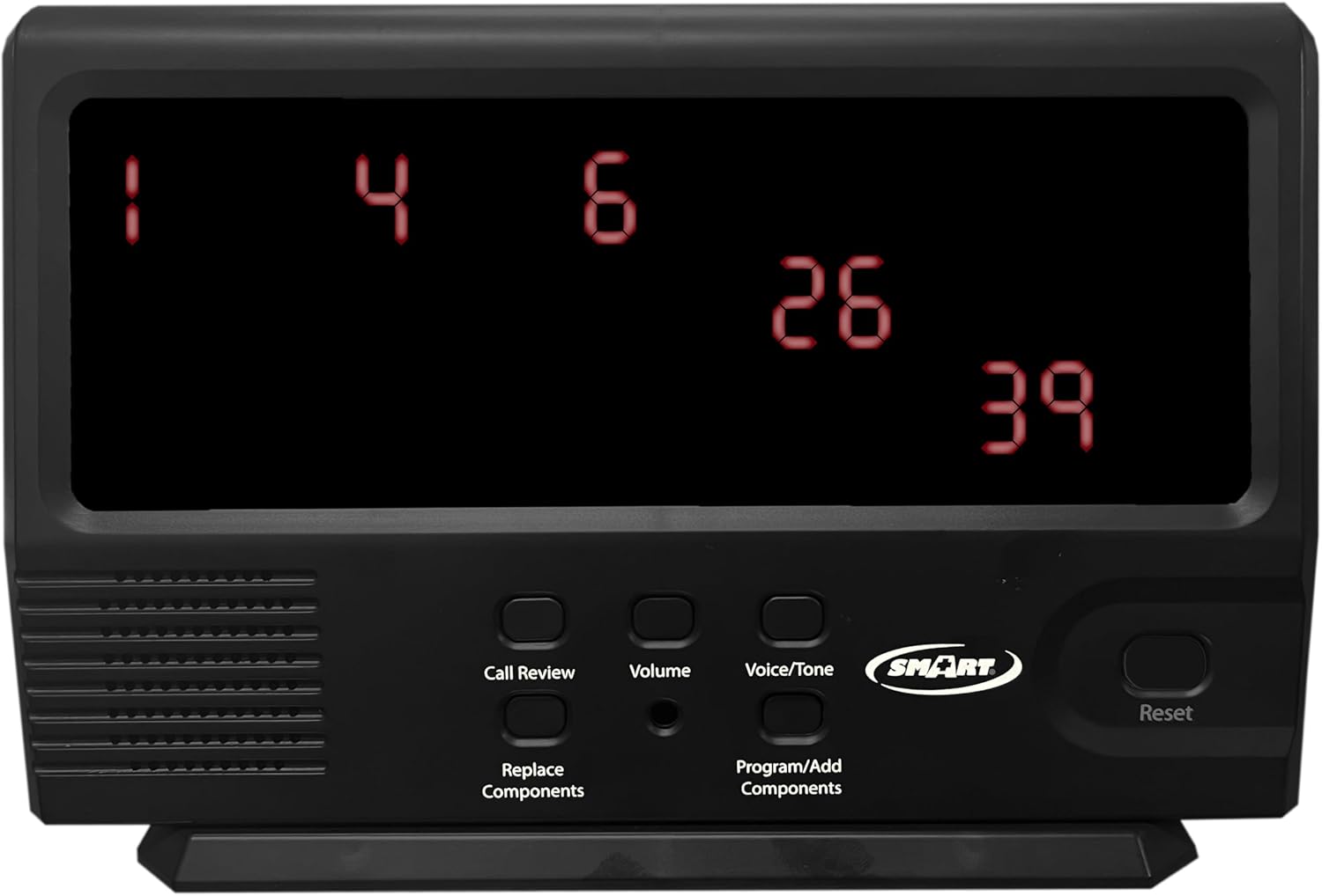 Smart Caregiver Central Monitoring Unit - Wireless Alert System for Elderly Care, Supports up to 40 Sensors, 300-ft Range, Ideal for Assisted Living & Home Use (Model 433-CMU)