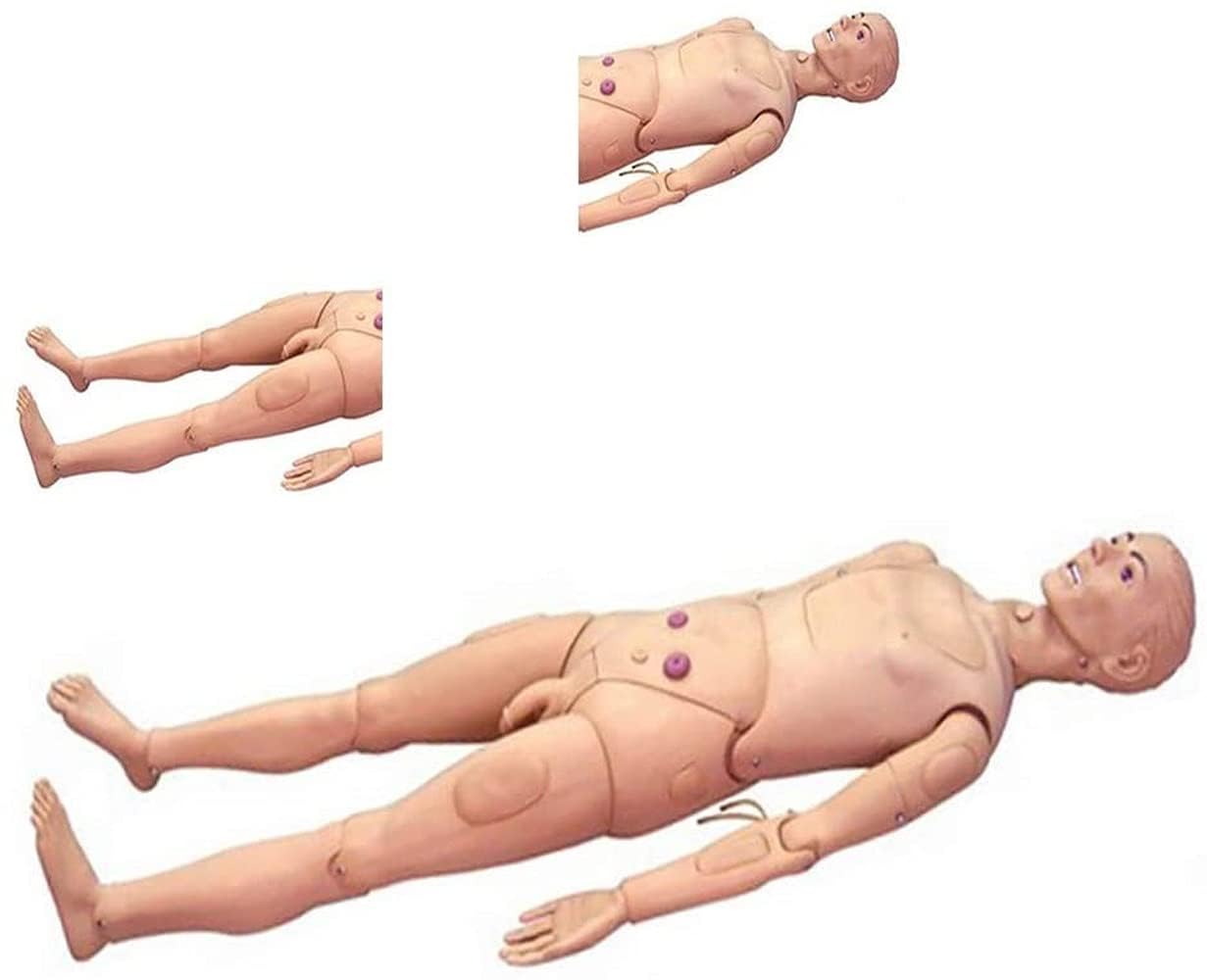 Patient Care Manikin, Training Manikin Teaching Model Nursing Medical Science School Patient Care Full Body for Students Education Teaching Medical Training Skills